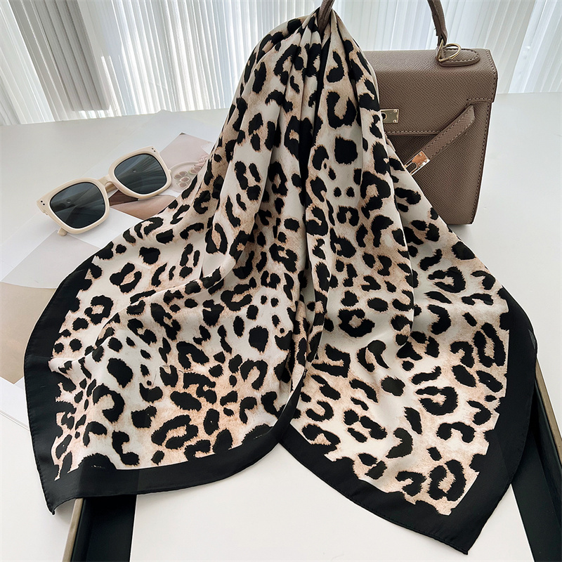 70cm Square Luxury Leopard Pri - Scarf Silk Square review and price