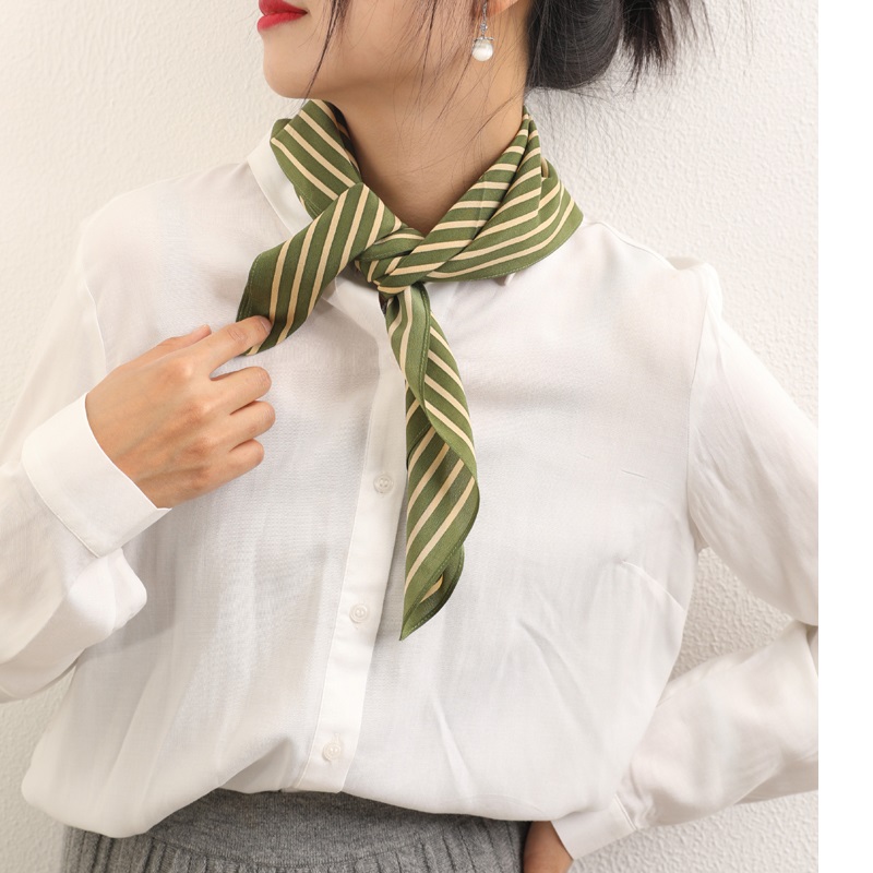 Stripe Print 100% Silk Neck He - Silk Tie Striped review and price