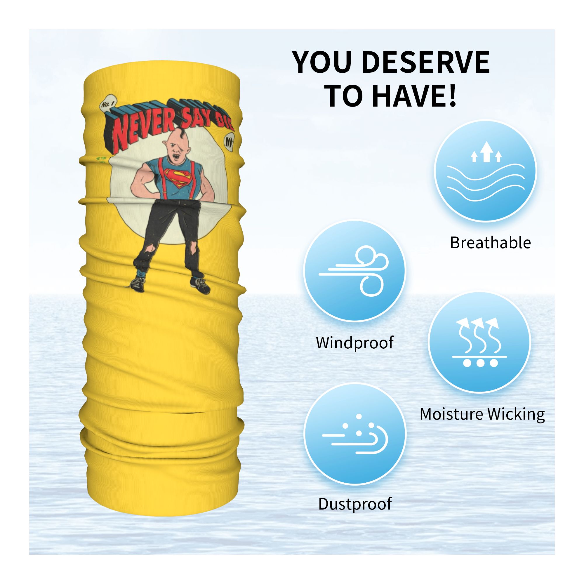 Custom The Goonies Never Say D - Neck Warmer Tube review and price