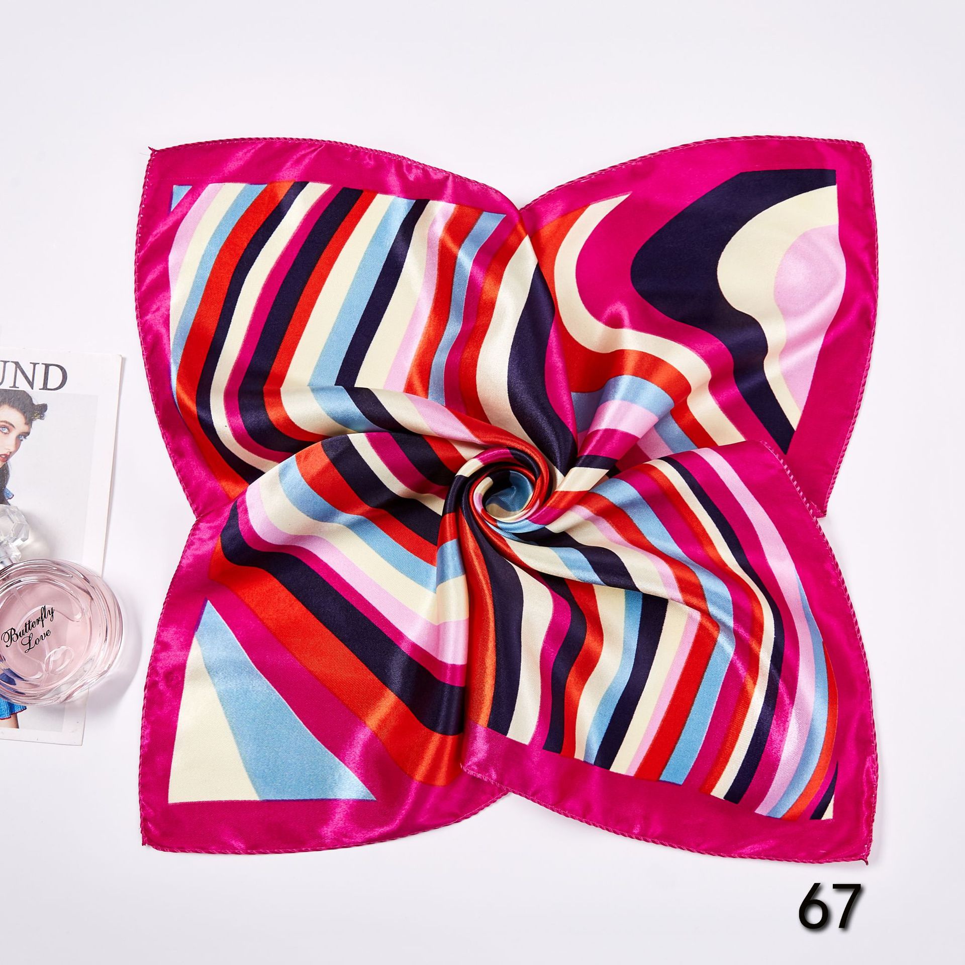 50*50cm Square Silk Scarves Sc - Silk Neck Scarf review and price