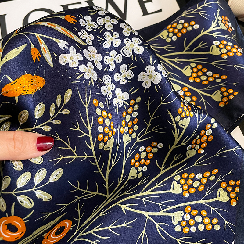 2026 Fashion 100% Real Silk Sq - Silk Neck Scarf review and price