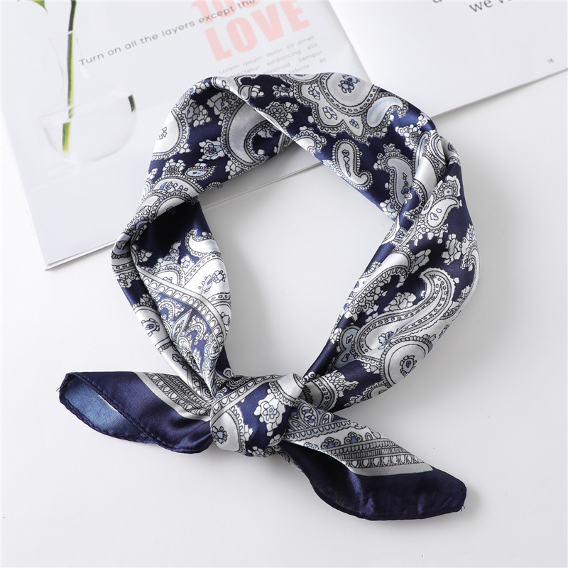 60cm Luxury Square Silk Scarf  - Silk Neck Scarf review and price