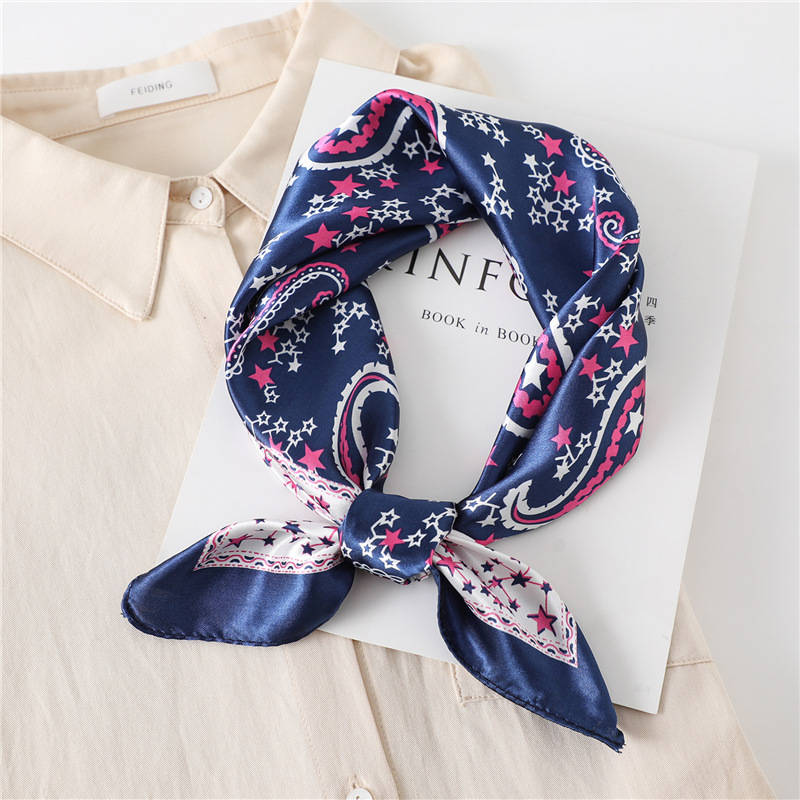 60cm Luxury Square Silk Scarf  - Silk Neck Scarf review and price